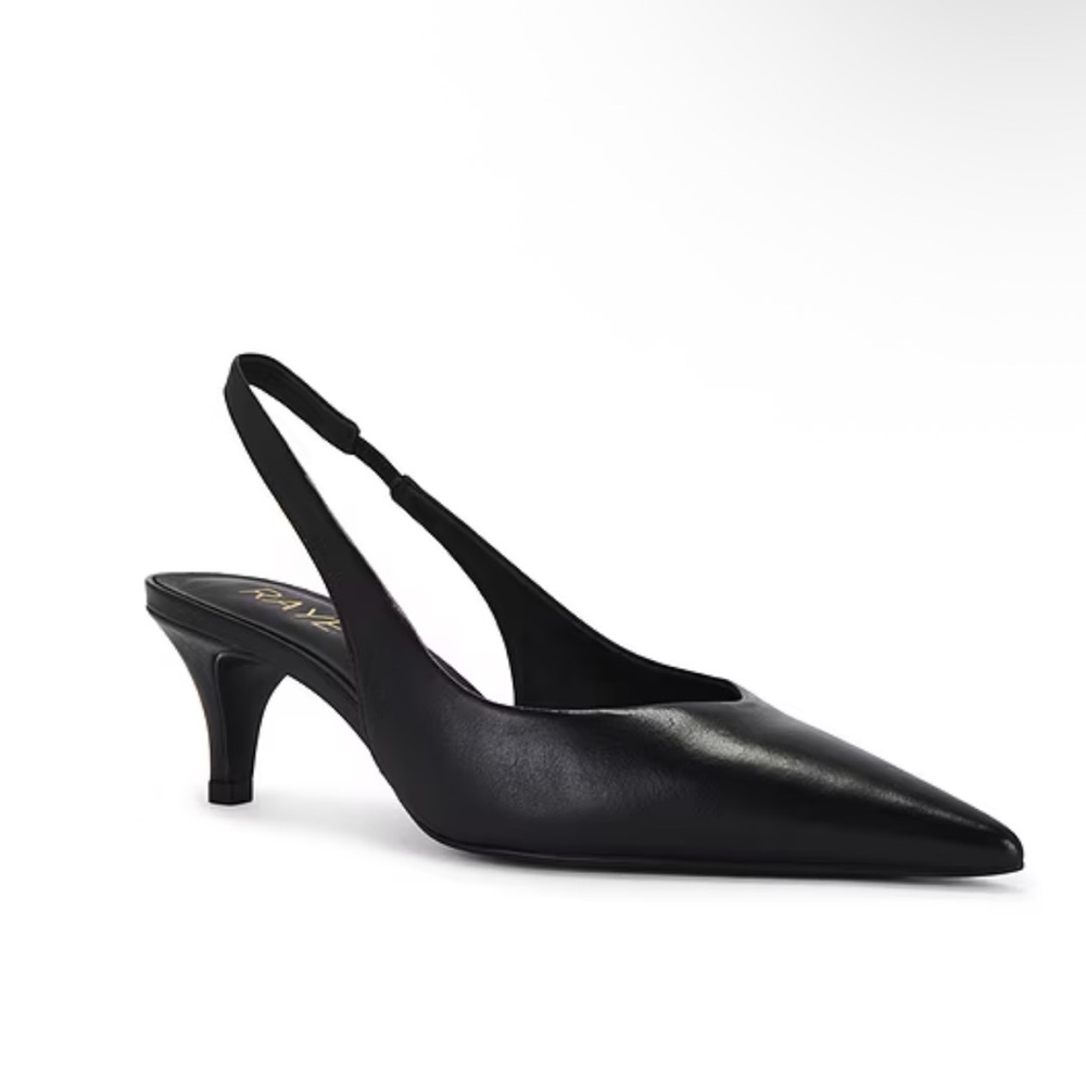 RAYE kitten heel pumps in black
